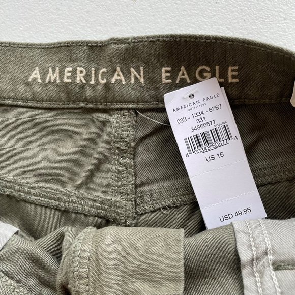 NEW American Eagle Highest Rise Mom Short Size 16 / 33 Distressed NWT - Picture 5 of 7